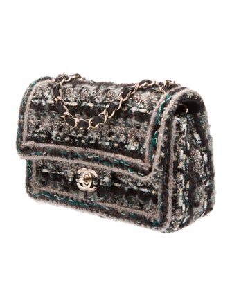 Chanel Paris-Hamburg Fantasy Tweed Rectangular Mini Single Flap Bag