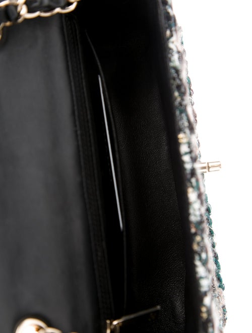 Chanel Paris-Hamburg Fantasy Tweed Rectangular Mini Single Flap Bag