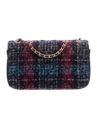 Chanel Quilted Enamel CC Double Flap Bag