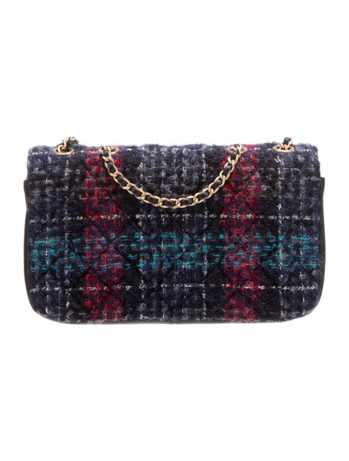 Chanel Quilted Enamel CC Double Flap Bag