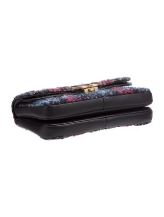 Chanel Quilted Enamel CC Double Flap Bag