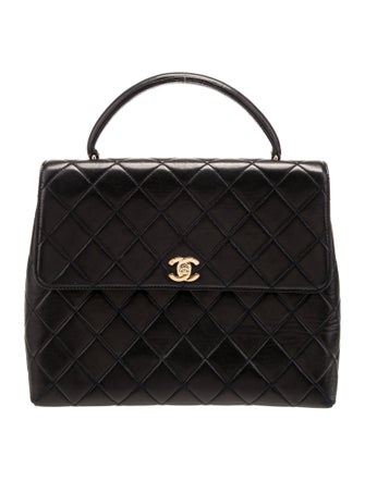 Chanel Quilted Kelly Top Handle Bag