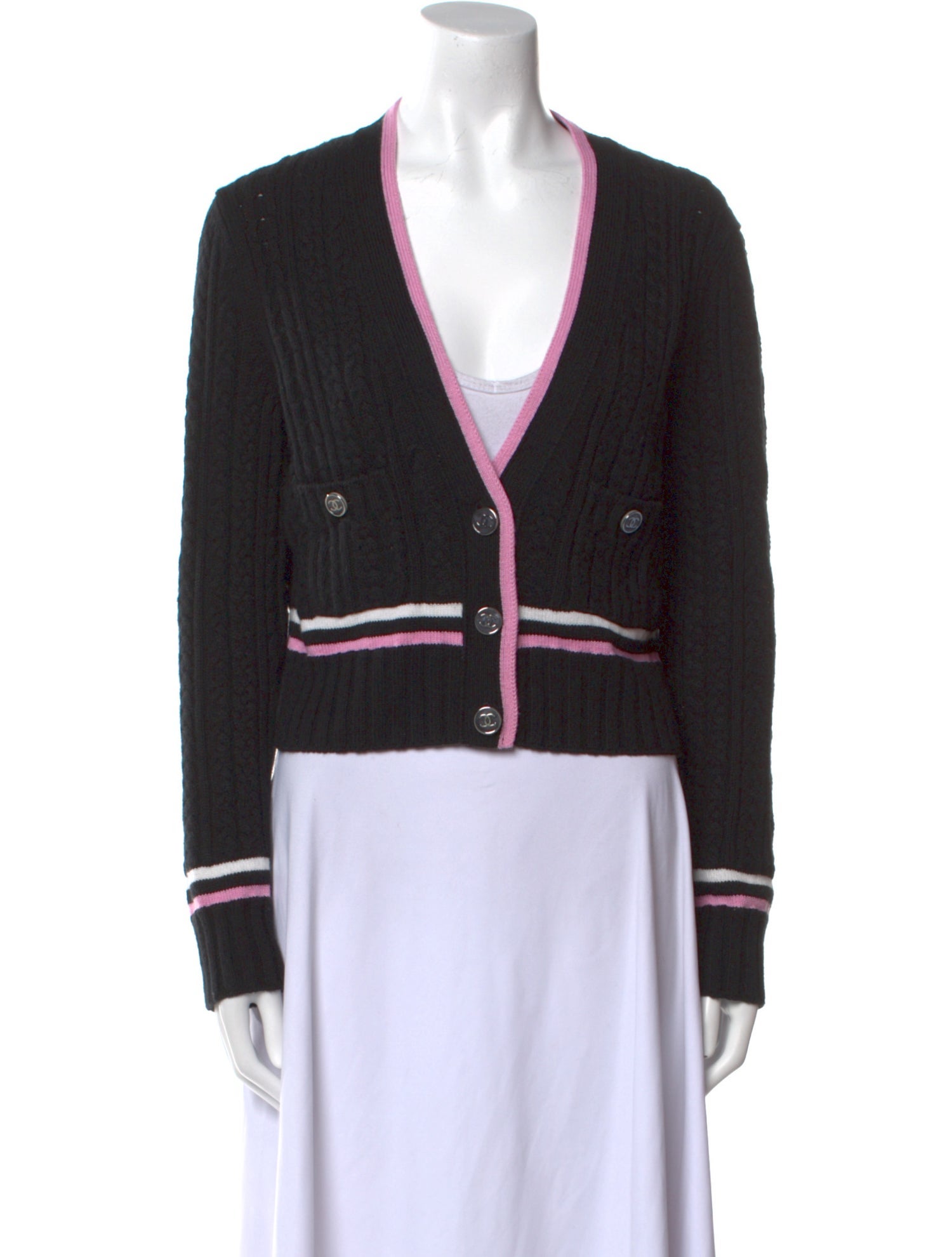 Chanel 2023 Striped Sweater