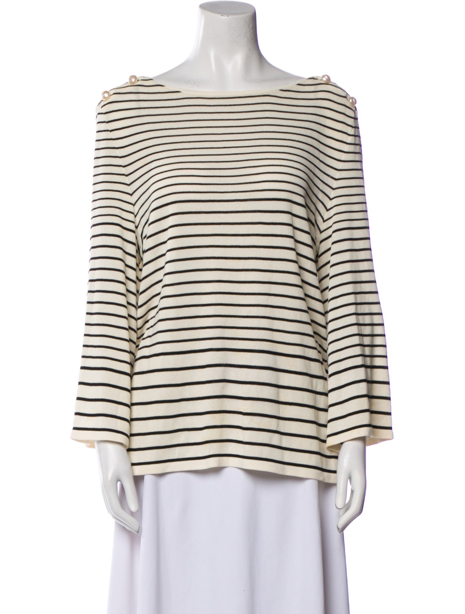 Chanel 2017 Striped Sweater