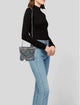 Chanel 2024 Denim Stitched Quilted Mini Chanel 22 Hobo