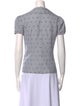 Chanel 2024 Polka Dot Print Button-Up Top