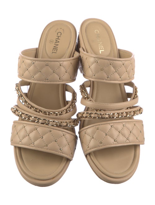 Chanel 2020 Interlocking CC Logo Slides