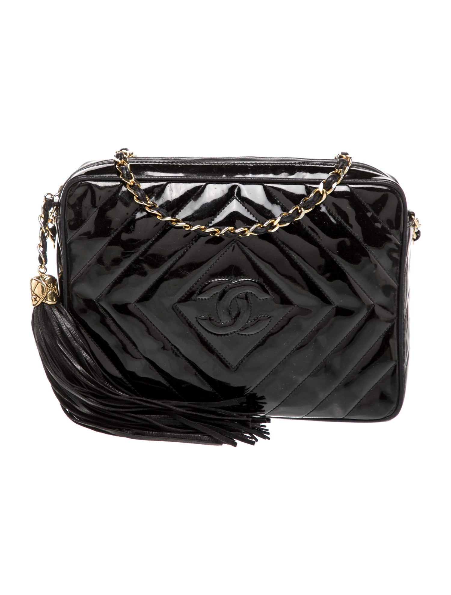 Chanel Vintage Diamond Quilt Camera Bag