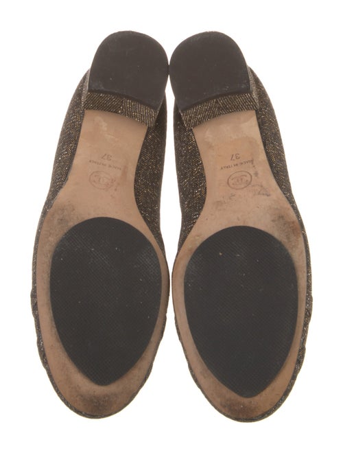 Chanel Interlocking CC Logo Crystal Embellishments Pumps