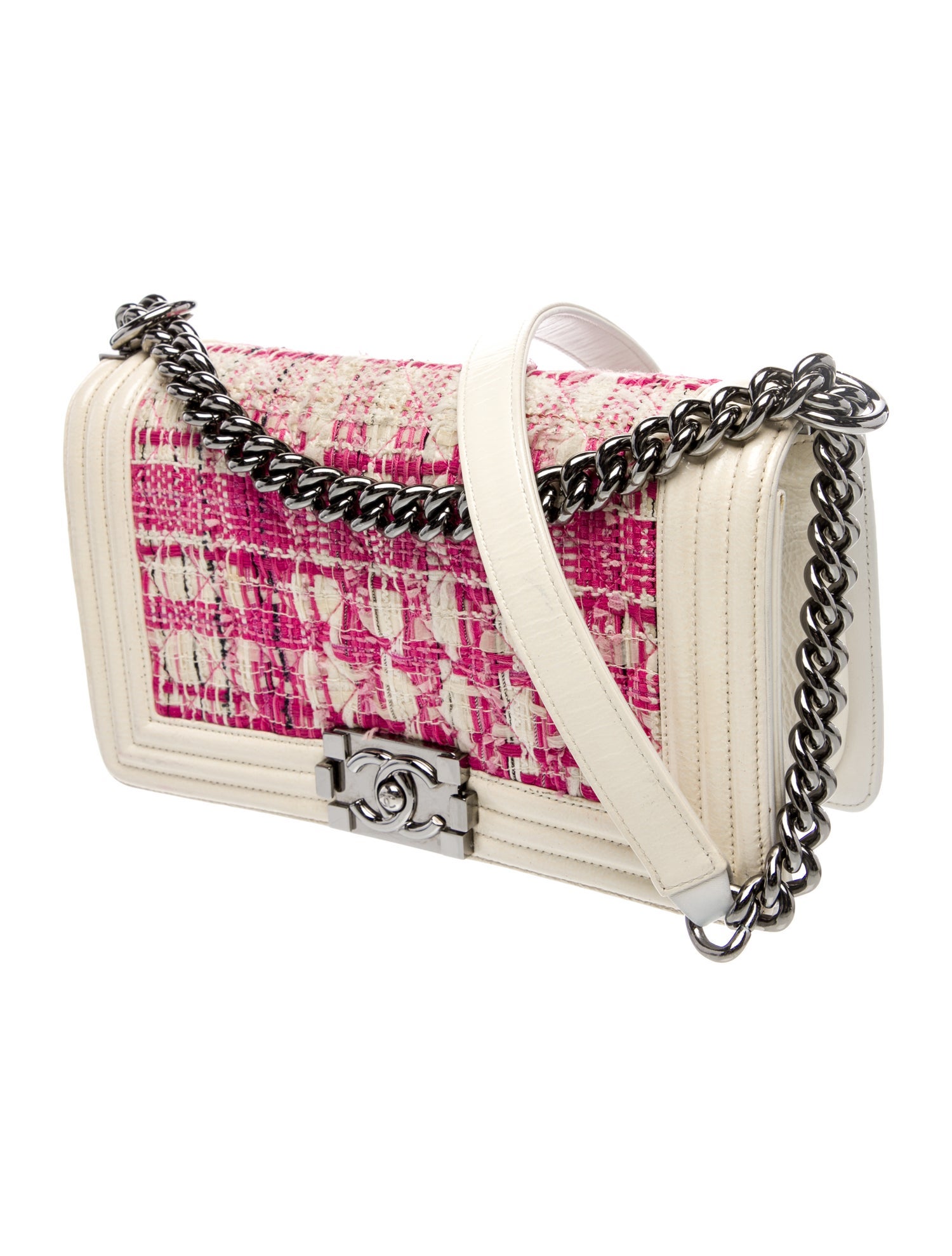 Chanel Medium Tweed Boy Bag