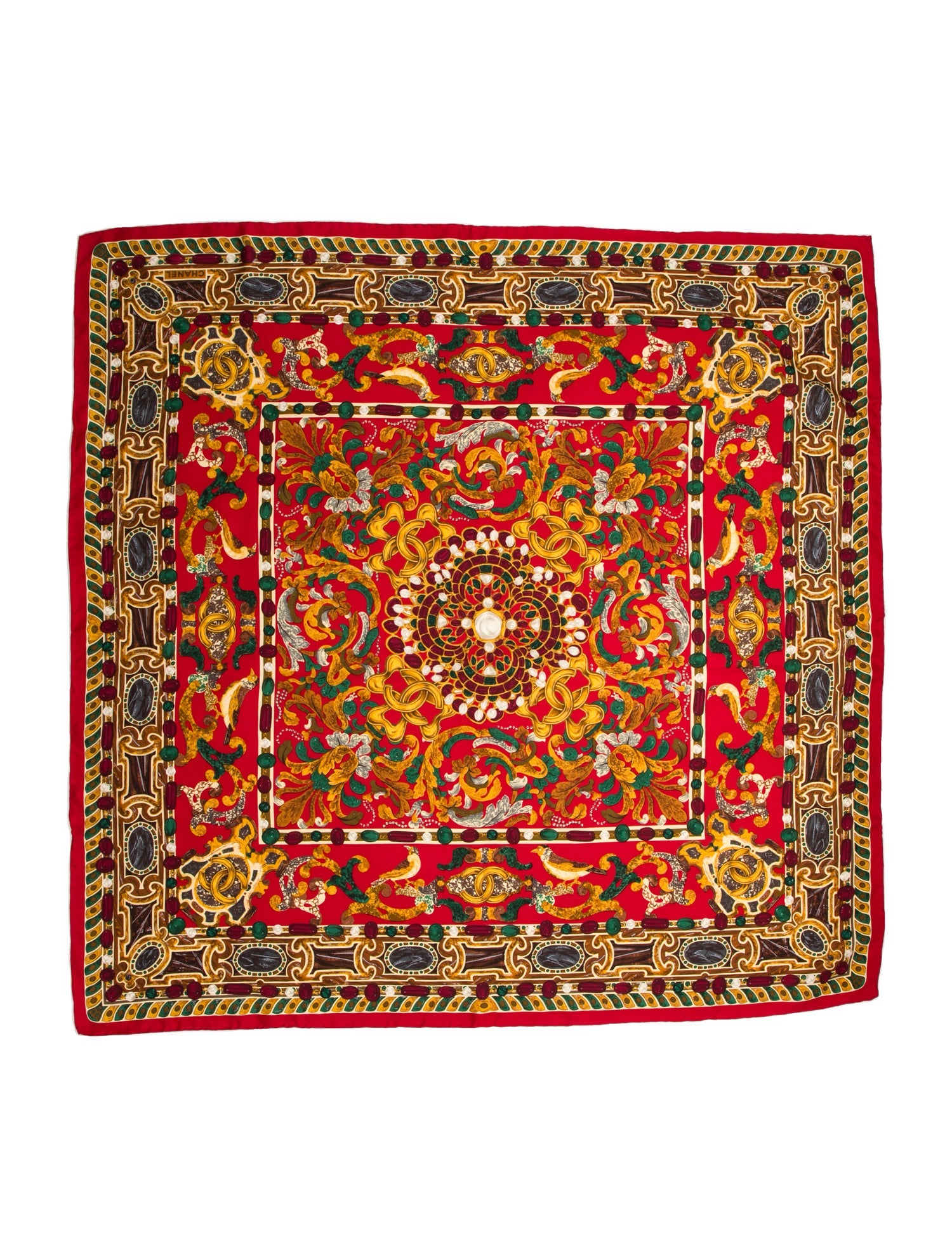 Chanel Silk Vintage Scarf