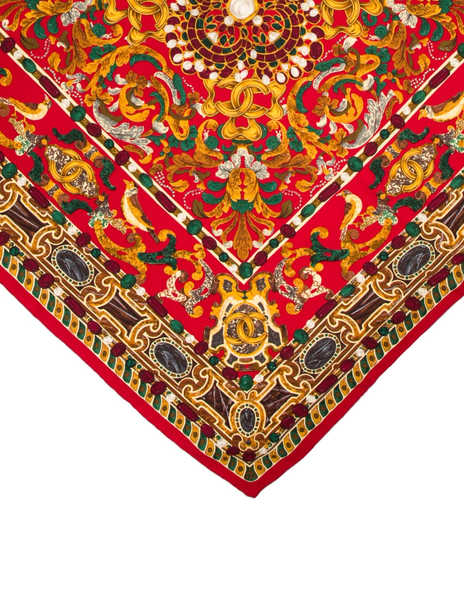 Chanel Silk Vintage Scarf