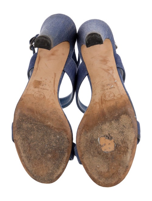 Chanel 2020 Interlocking CC Logo Slingback Sandals