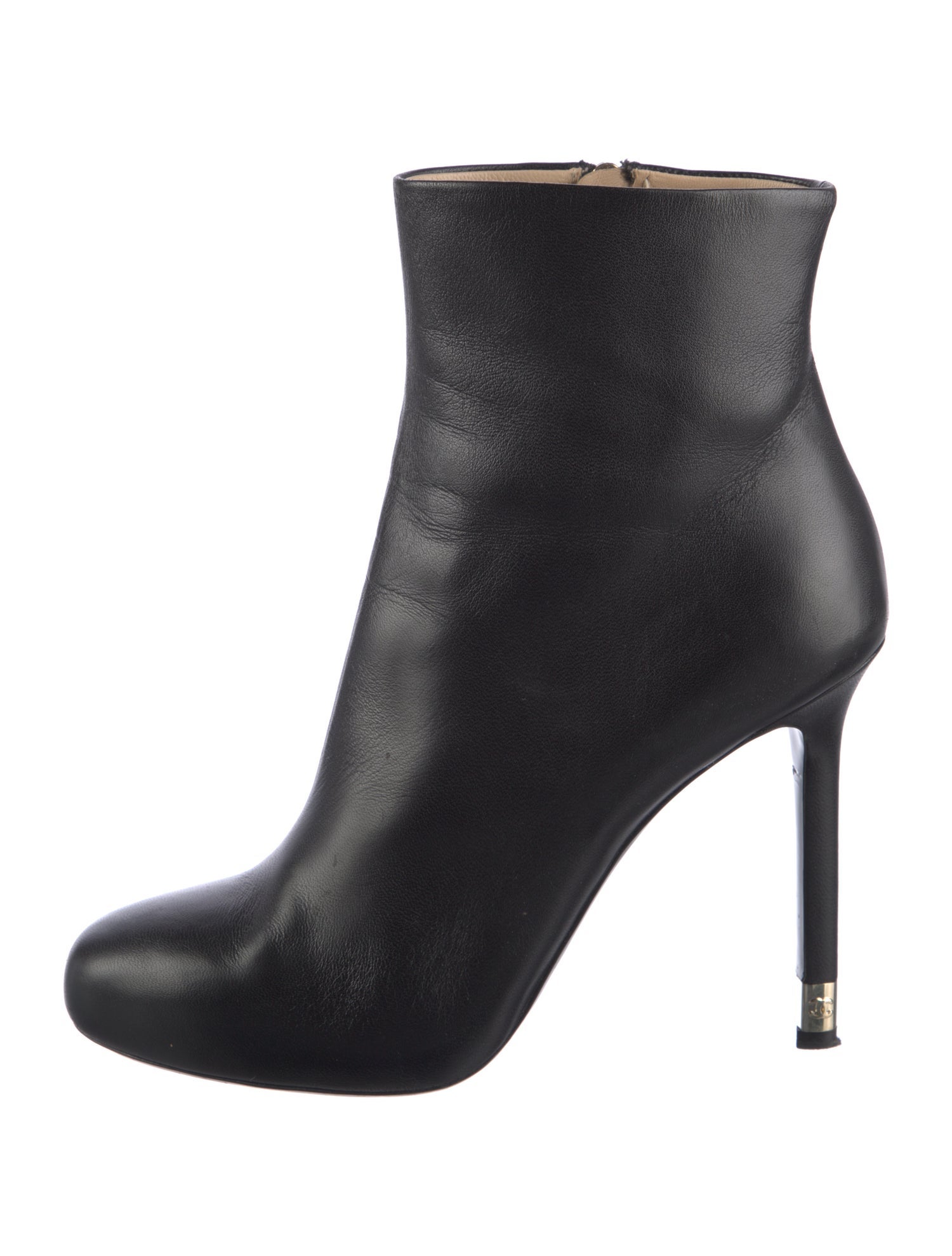 Chanel 2015 Interlocking CC Logo Boots