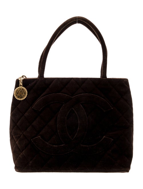 Chanel Velvet Medallion Tote