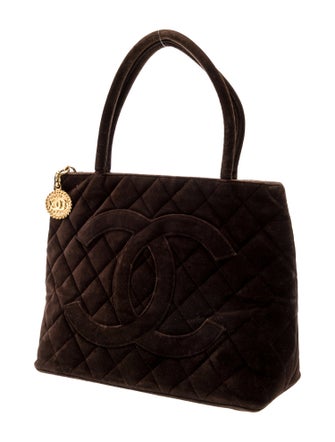 Chanel Velvet Medallion Tote