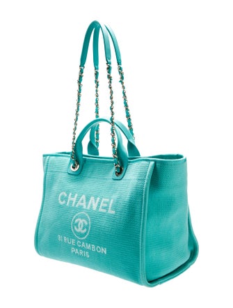 Chanel 2024 Mixed Fibers Small Deauville Tote