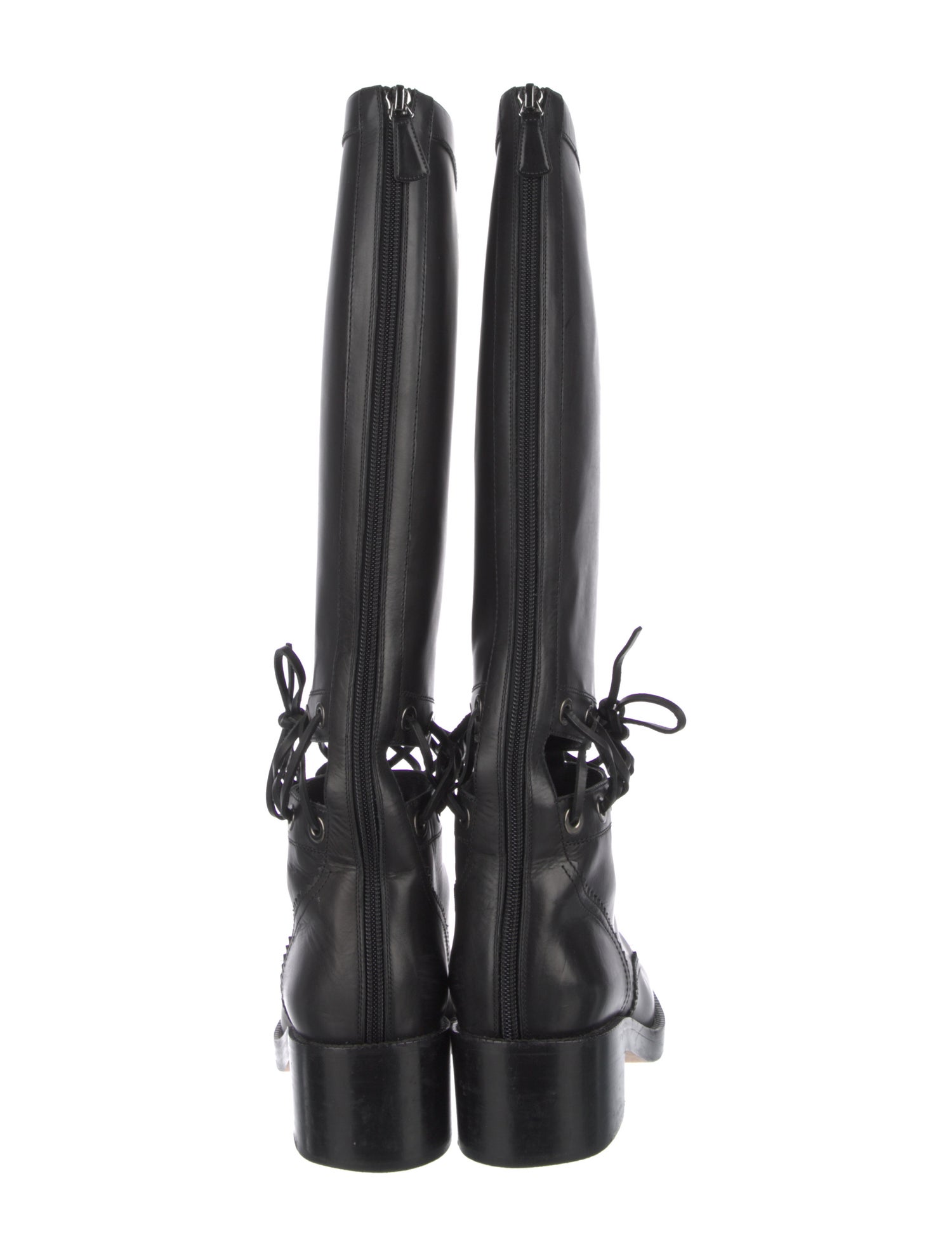 Chanel 2016 Interlocking CC Logo Riding Boots