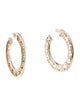 Chanel CC Logo Hoop Earrings