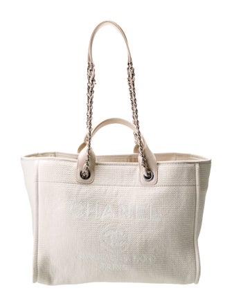 Chanel Medium Pearls Deauville Shopping Tote
