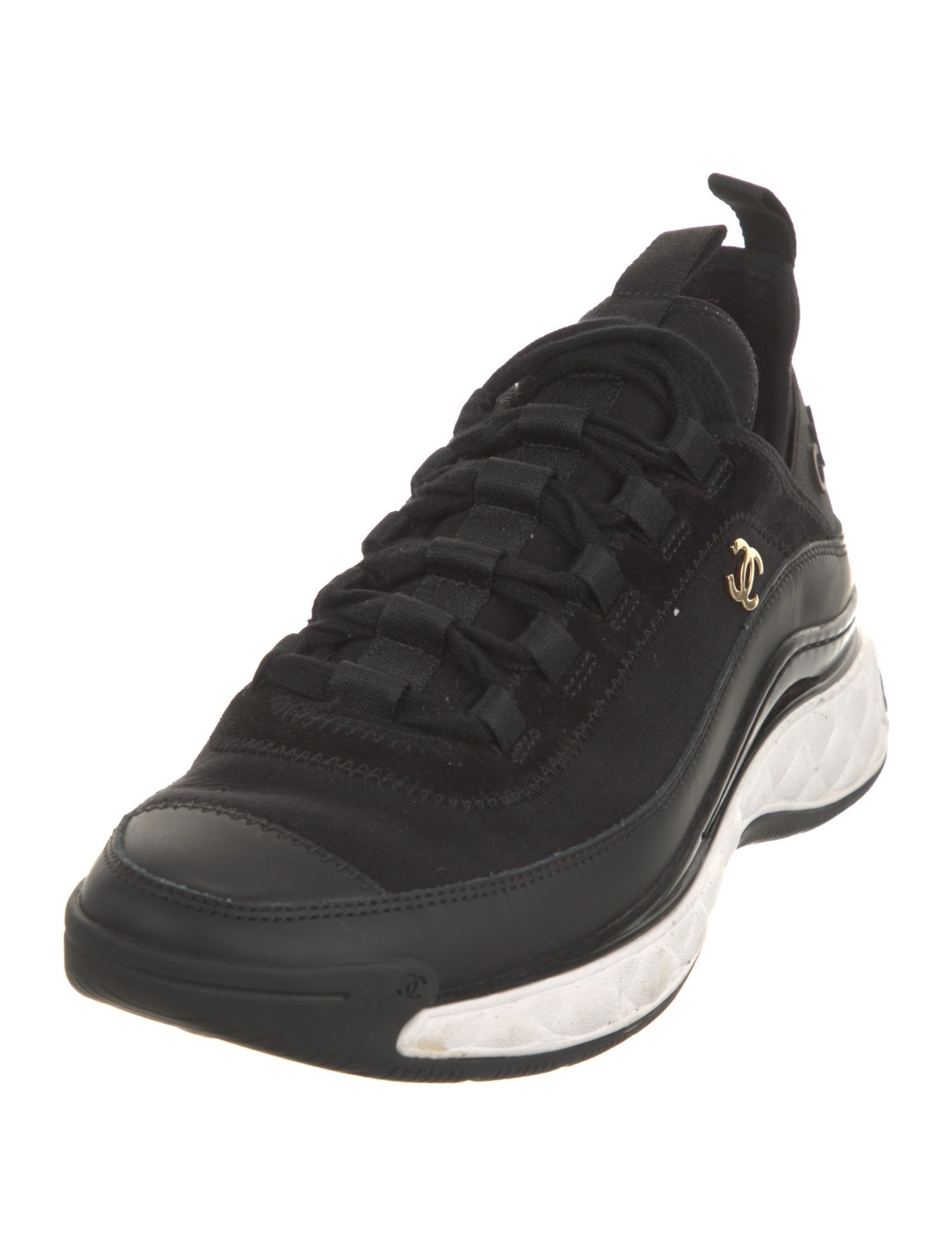 Chanel Interlocking CC Logo Sneakers