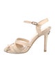 Chanel Interlocking CC Logo Leather Sandals