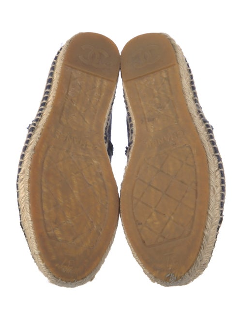 Chanel Interlocking CC Logo Canvas Espadrilles