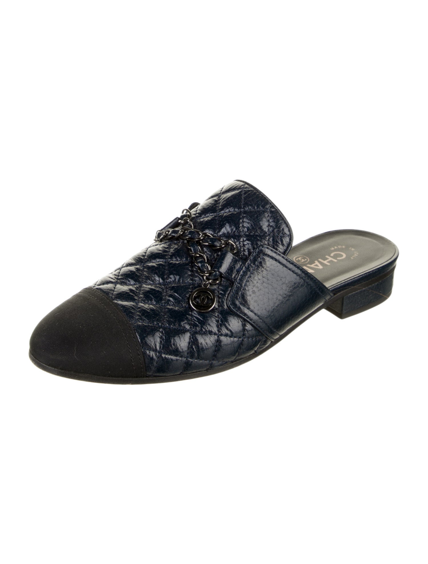 Chanel 2018 Interlocking CC Logo Mules