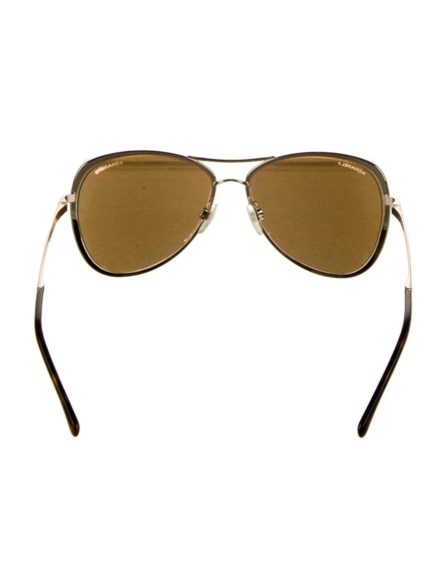 Chanel Aviator Mirrored Sunglasses