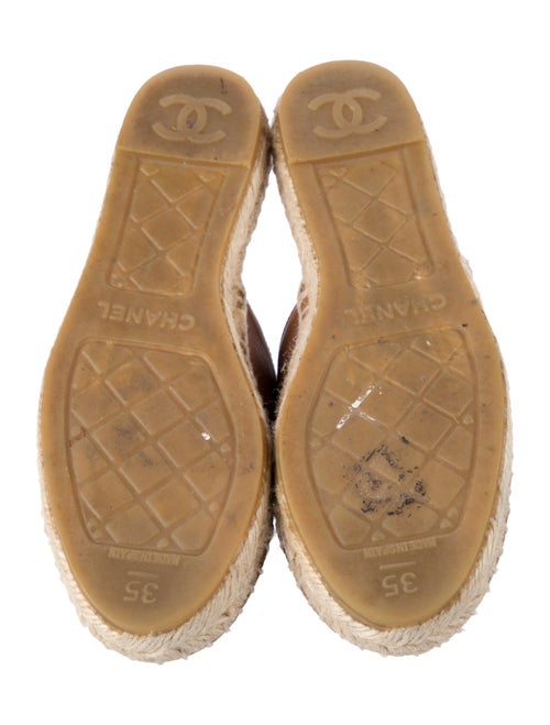 Chanel 2018 Interlocking CC Logo Espadrilles