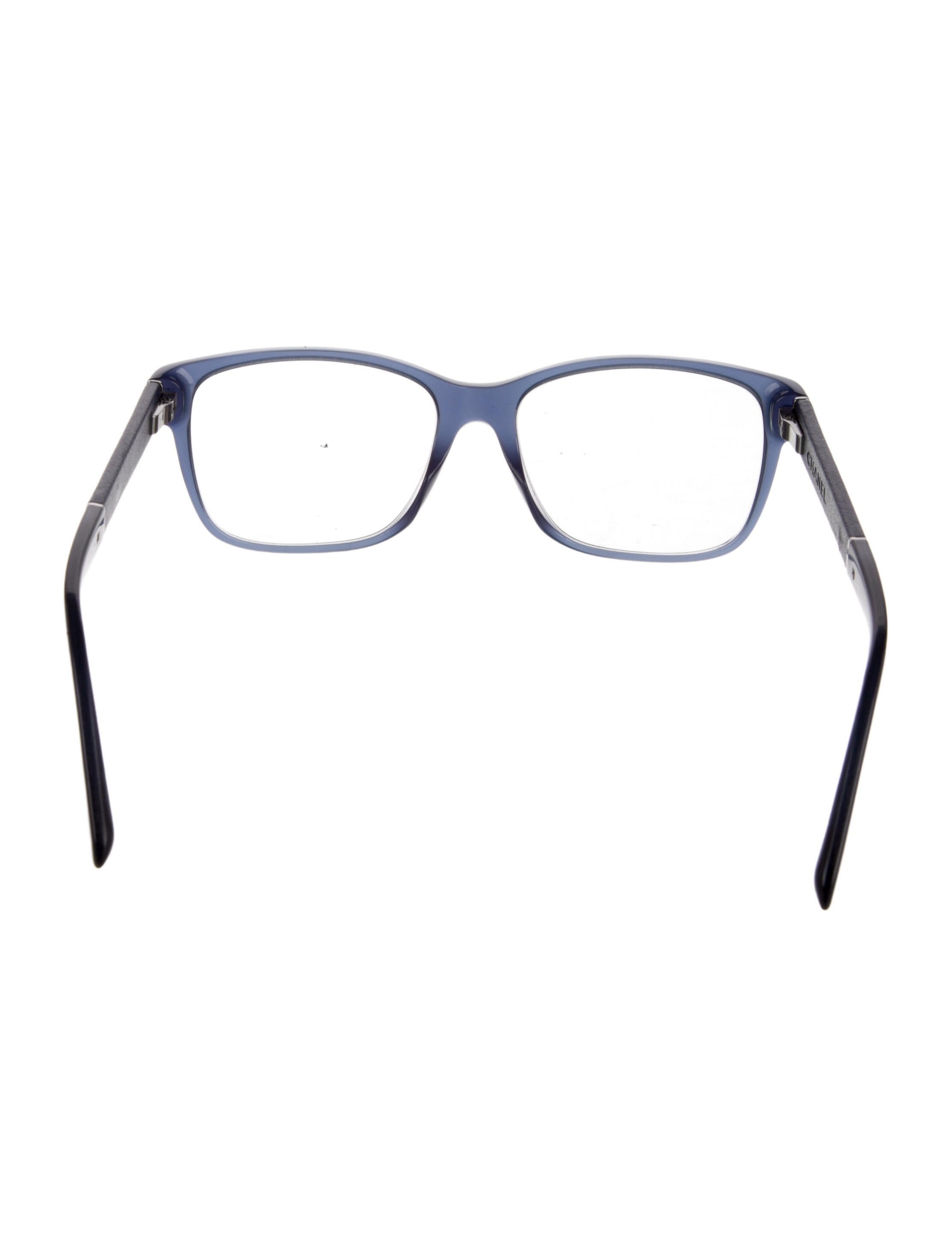 Chanel Interlocking CC Logo Square Eyeglasses