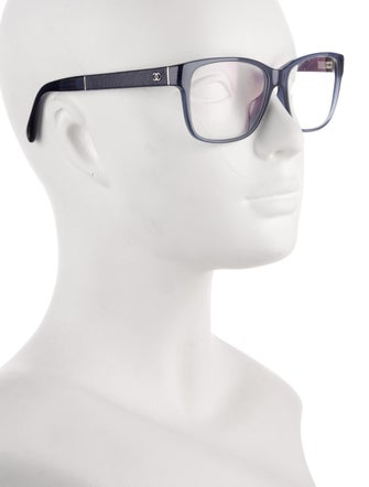 Chanel Interlocking CC Logo Square Eyeglasses