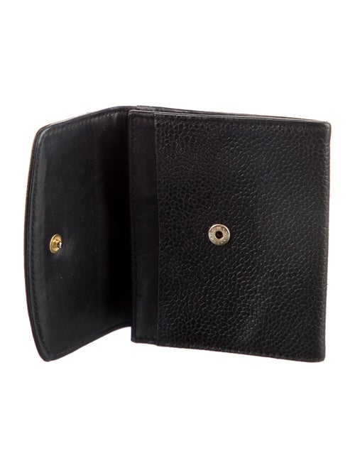 Chanel Coin Pouch Interlocking CC Logo Compact Wallet