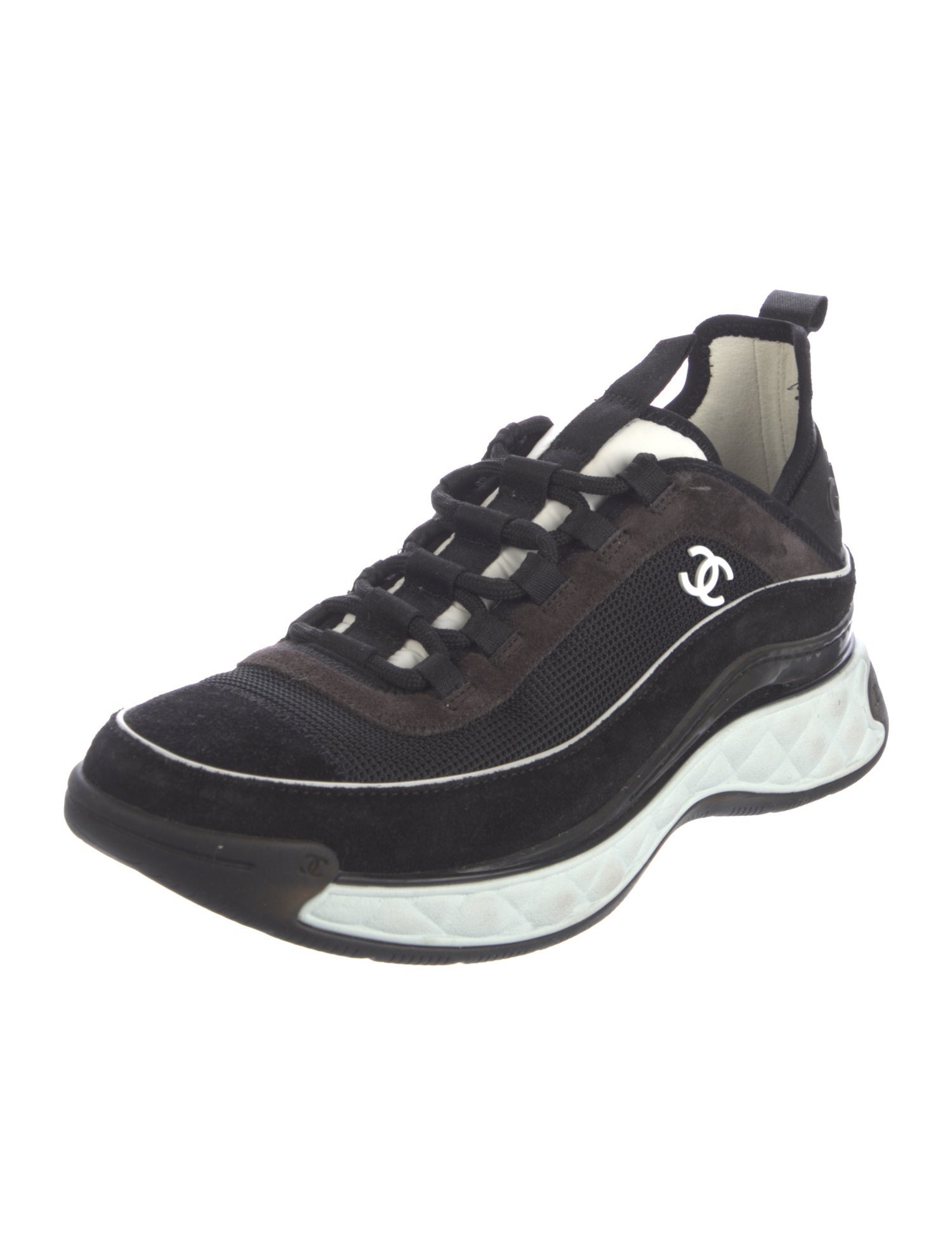 Chanel Interlocking CC Logo Sneakers