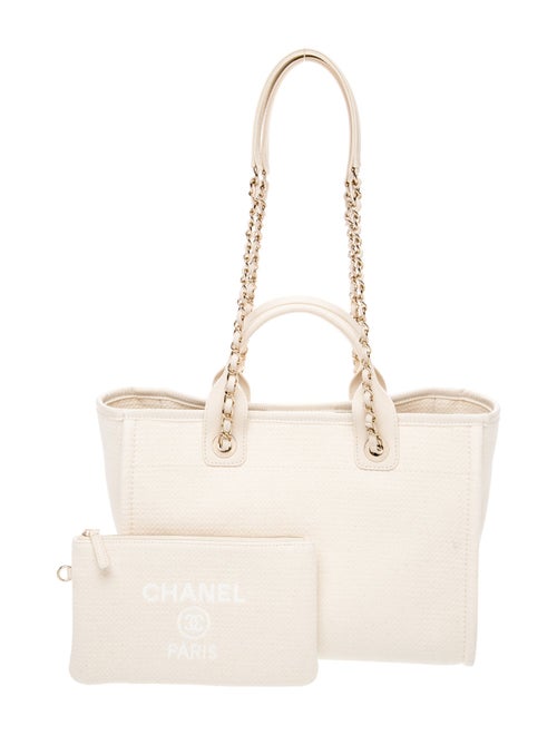 Chanel Small Deauville Shopping Bag w/ Pouch