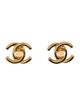 Chanel Vintage CC Turnlock Clip-On Earrings
