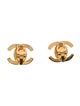 Chanel Vintage CC Turnlock Clip-On Earrings