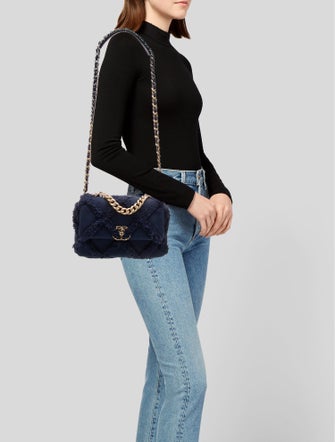 Chanel 2021 Fringe Medium 19 Flap Bag
