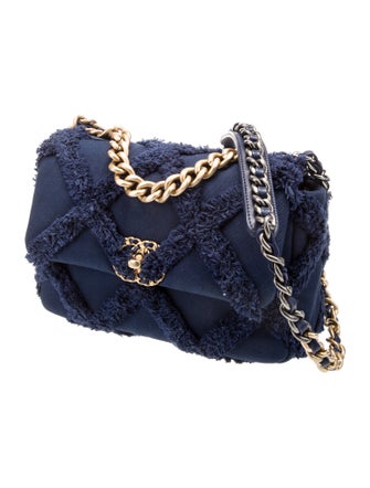 Chanel 2021 Fringe Medium 19 Flap Bag