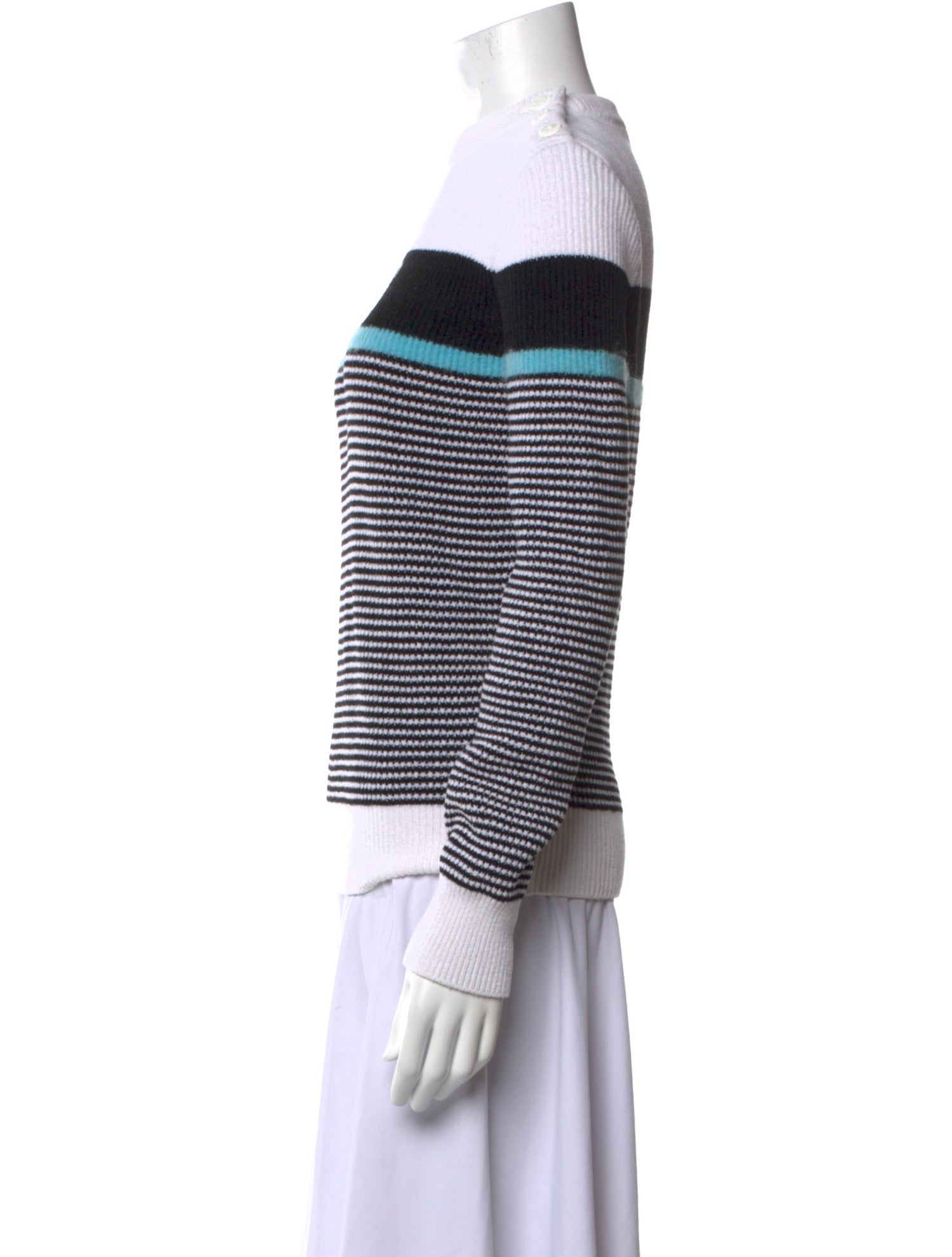 Chanel 2022 Striped Sweater