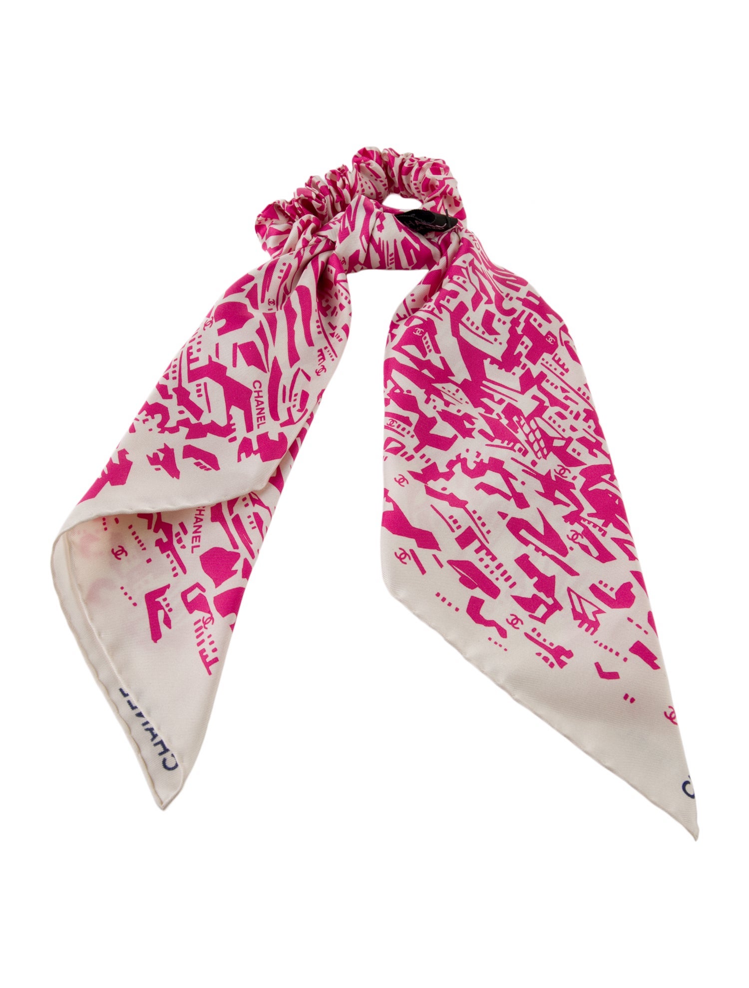 Chanel Silk Hair Scarf Scrunchie