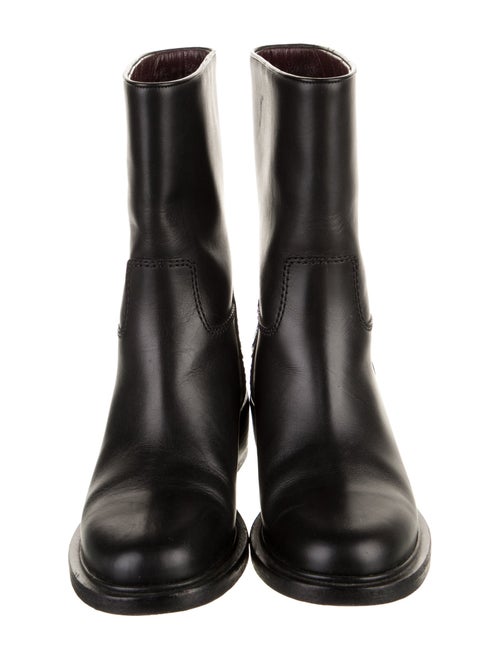 Chanel 2014 Interlocking CC Logo Boots