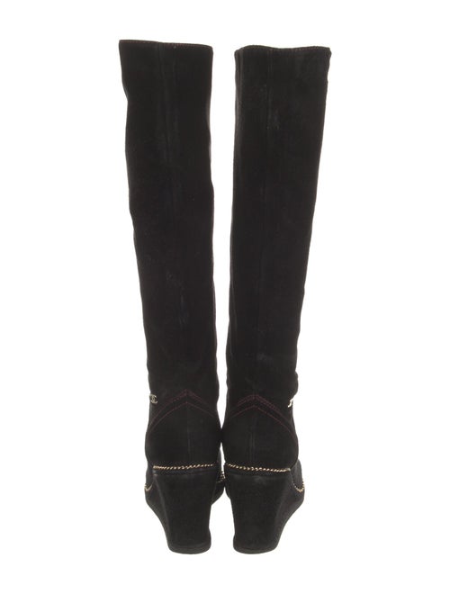 Chanel 2015 Interlocking CC Logo Boots