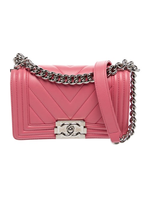 Chanel Small Chevron Boy Bag