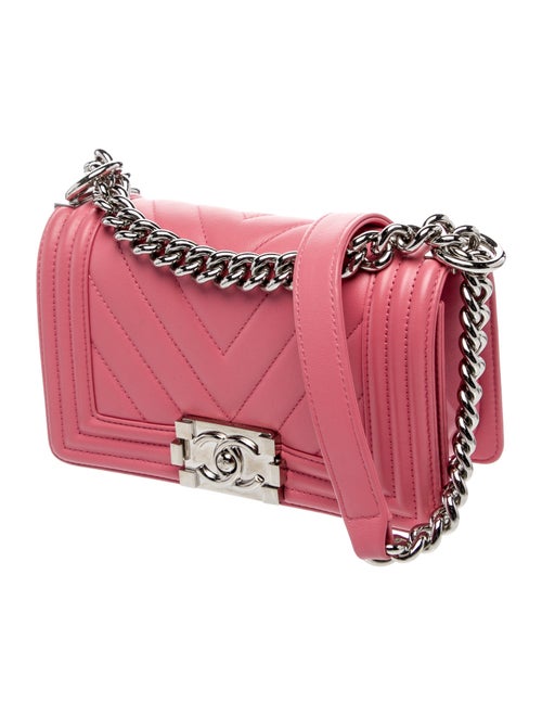 Chanel Small Chevron Boy Bag