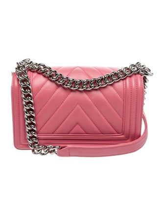 Chanel Small Chevron Boy Bag