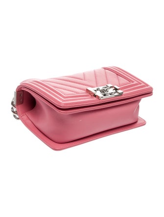 Chanel Small Chevron Boy Bag