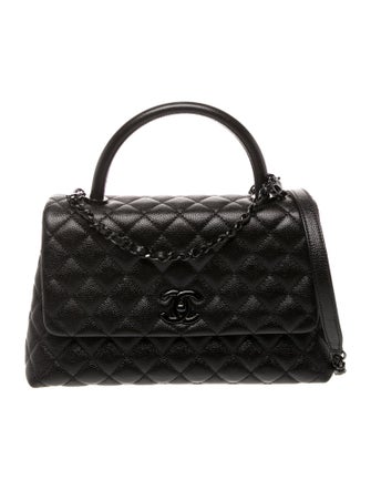 Chanel Small So Black Coco Handle Bag