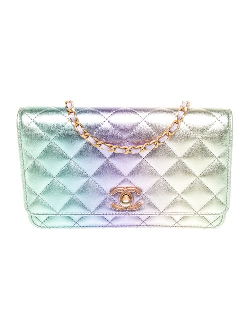 Chanel Iridescent Rainbow Wallet On Chain