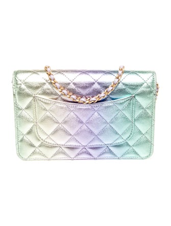 Chanel Iridescent Rainbow Wallet On Chain